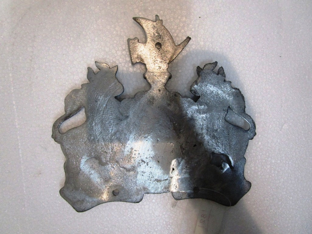 India PRINCELY State Plaque Plate -Royal - Princely State - Coat of Arms (1321)