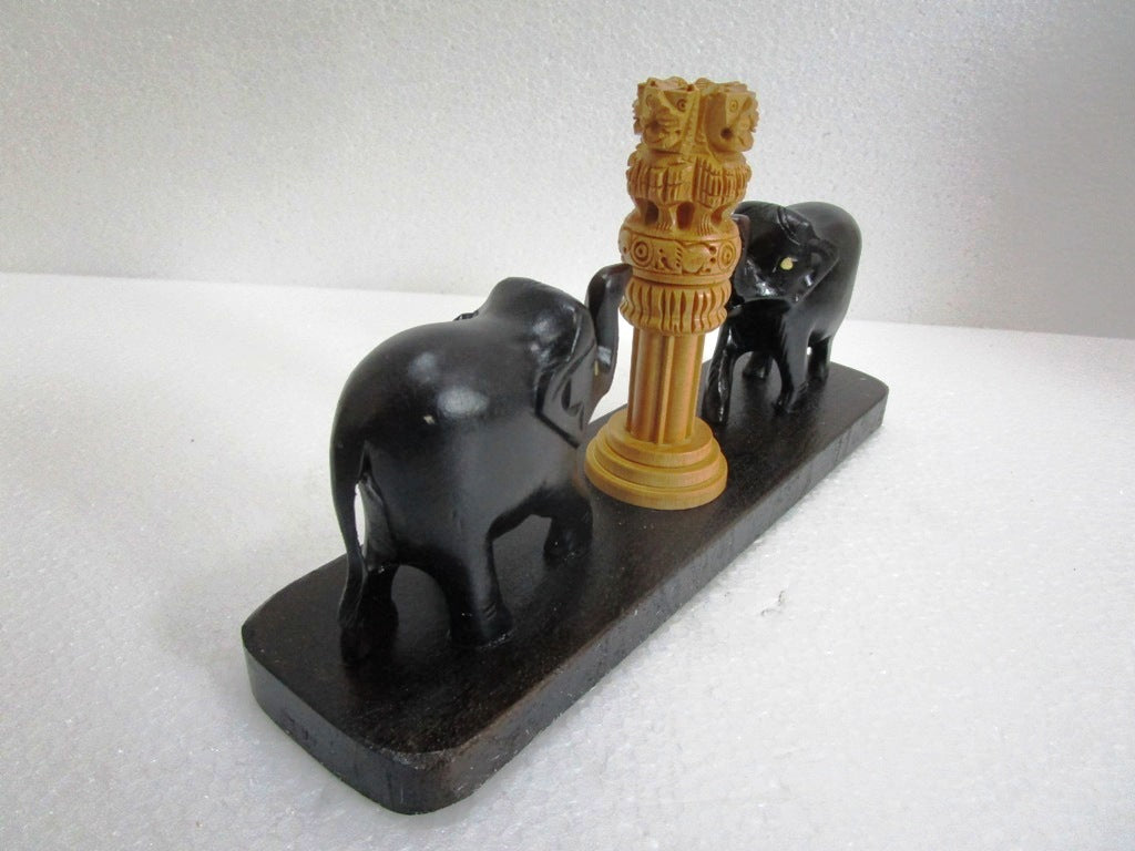 Indian NATIONAL Emblem / Symbols with ELEPHANT - Ashok STAMBH (1495)