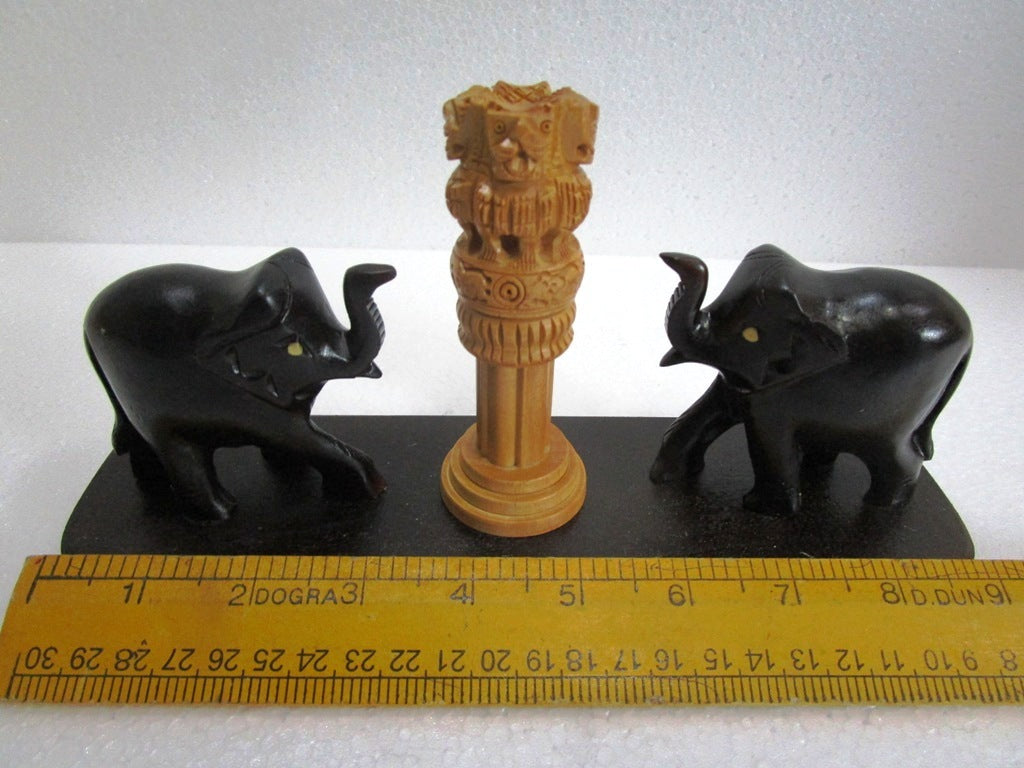 Indian NATIONAL Emblem / Symbols with ELEPHANT - Ashok STAMBH (1495)