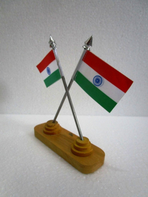 Indian NATIONAL FLAG Stand - Bharat- Republic of INDIA (1498)