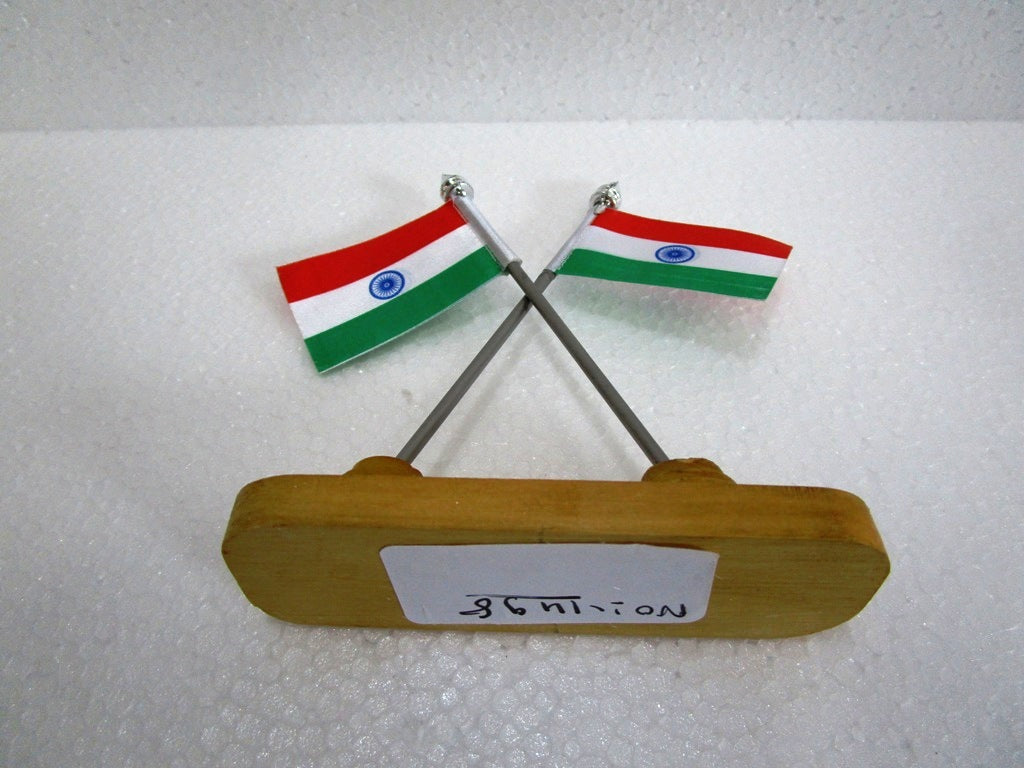 Indian NATIONAL FLAG Stand - Bharat- Republic of INDIA (1498)