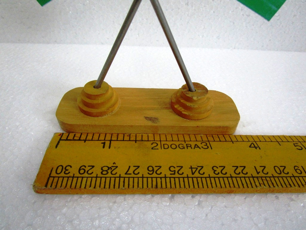 India National FLAG Memento Sculpture Home Office Desk Artwork Showpiece Rare (1498)