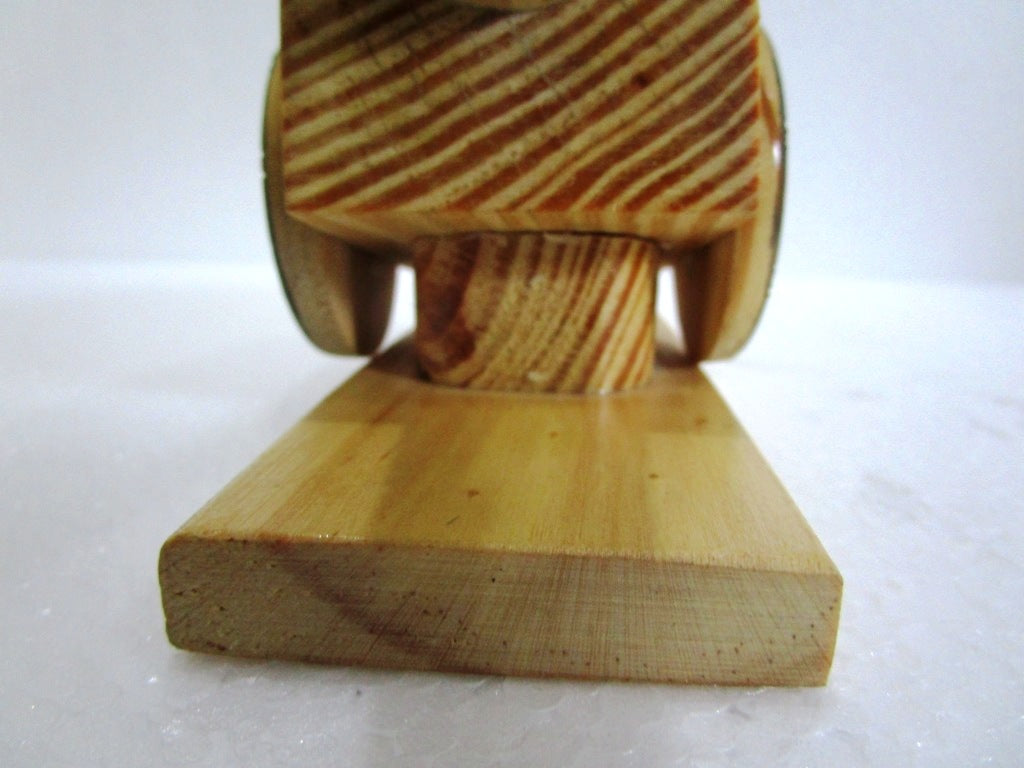 Indian WOODEN ROYAL CANNON PEN STAND - Home Decor Table Office (1505)