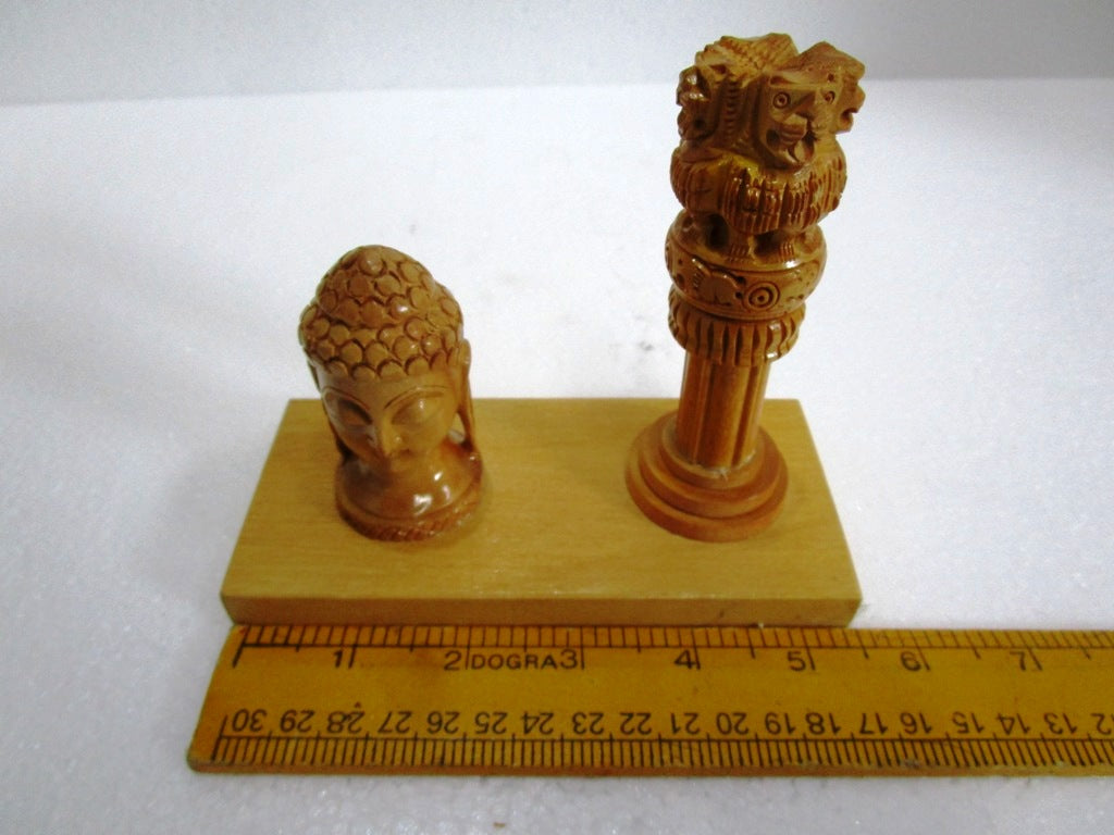 Indian NATIONAL Emblem / Symbols with LORD BUDDHA - Ashok STAMBH (1512)