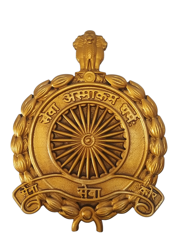 Indian Armed Forces Badge Plaque - Wall Décor - 12 Inches - INDIAN ARMY SERVICE CORPS (160)