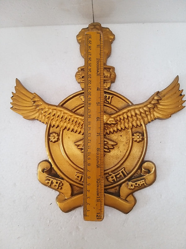 Indian AIR Forces Badge Plaque - Wall Décor - 12 Inches - VAYU SENA (162)