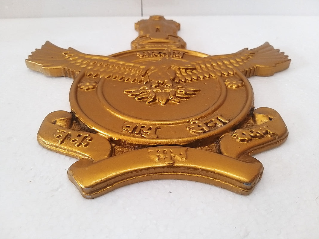 VAYU SENA Crests Plaque Badge - 12" -  - 3D - Indian AIR Forces (162)