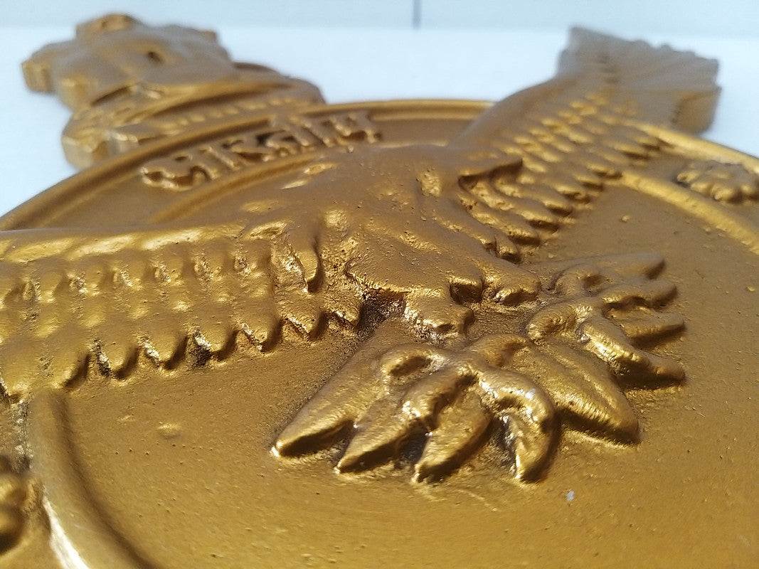 VAYU SENA Crests Plaque Badge - 12" -  - 3D - Indian AIR Forces (162)