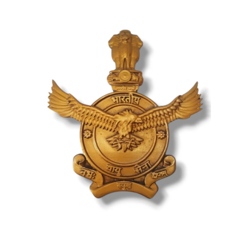 VAYU SENA Crests Plaque Badge - 12" -  - 3D - Indian AIR Forces (162)