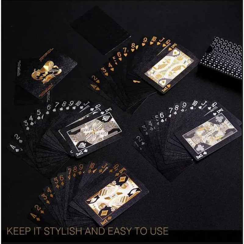 Playing Cards Black Dollar Design -52 Cards in Box - Best Quality (168)