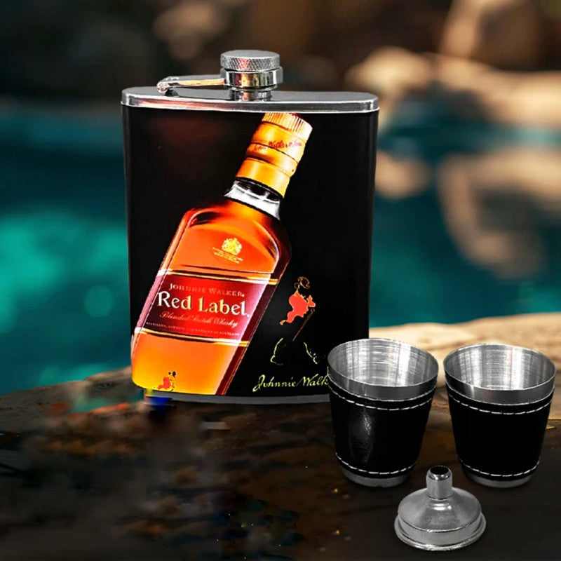 Red Label Wine Flask Set Best Collection (202)