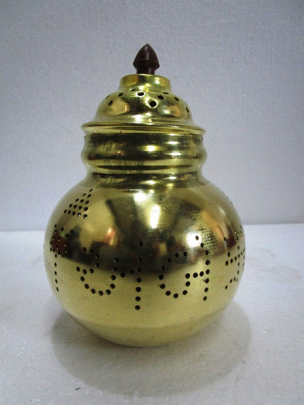 BRASS Hindu Goddess Garbo - Diya Pot - Mataji Navratri Pooja Puja Aarti Worship Shakti Maa Ambe (2054)