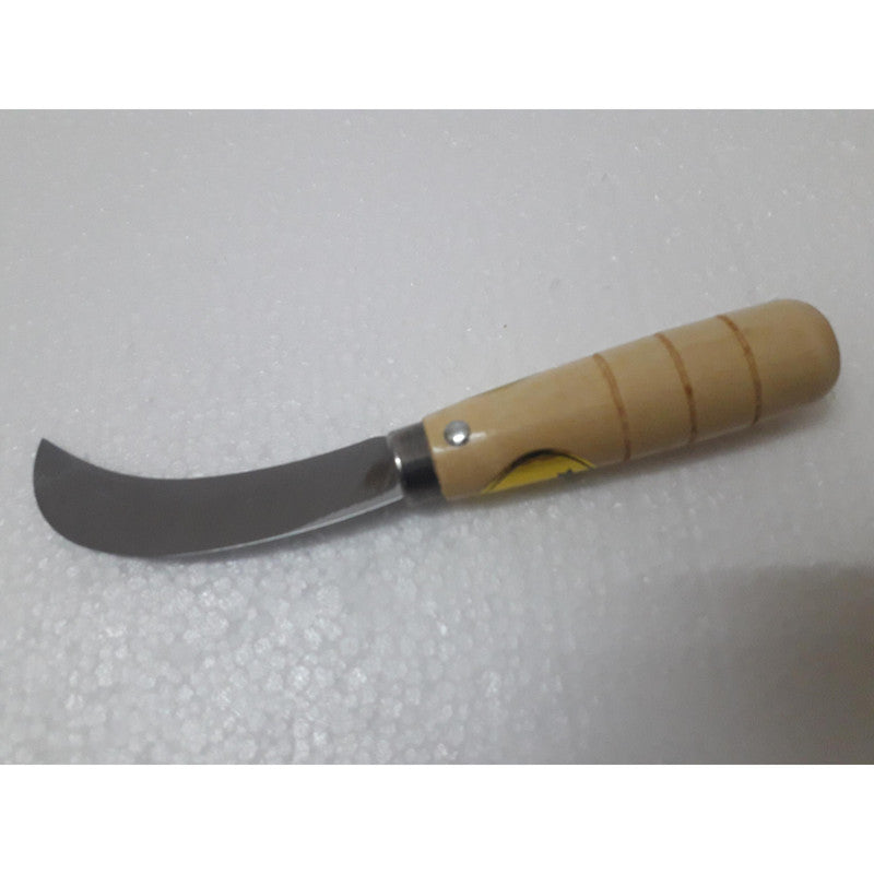 Hand Sickle for Agriculture Work with Wooden Handle | Wood Cutter | Sugar Cane Cutter | Farm House (206)
