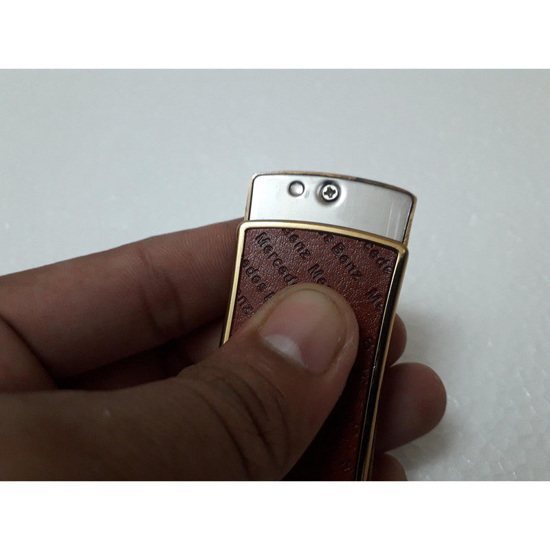 Stainless Steel CIGAR Lighter - Refillable - Pocket Lighter for Smoker (217)