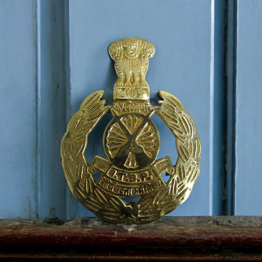 Indian Police Military Navy Air Force CAST Safe Plaque Plate Crests Badge (2354)