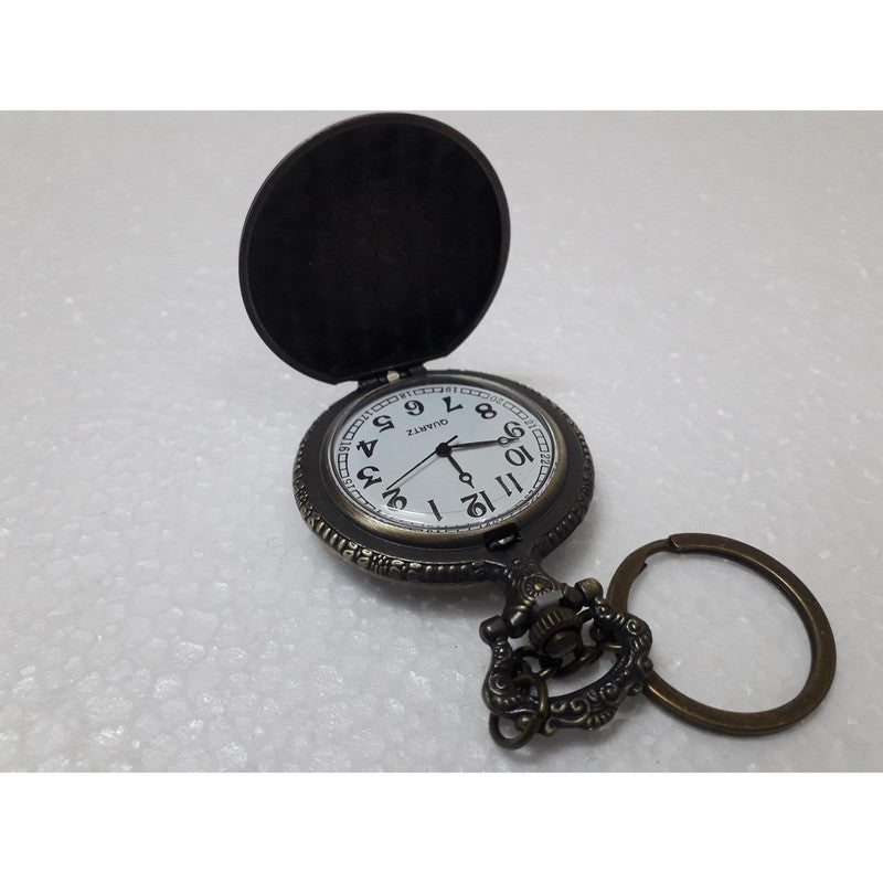 Pocket Watch Key Chain with Key Ring Men & Women Gift Key Chain Key