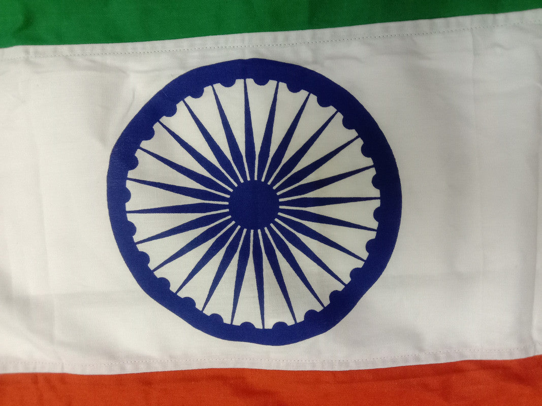 Indian NATIOINAL FLAG - Made of KHADI - India - 3 x 2 Feet - BIS approved (2534)