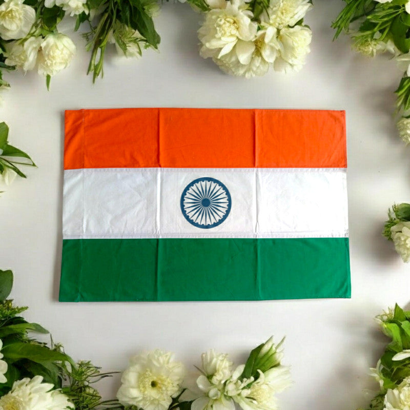 Indian NATIOINAL FLAG - Cotton- India - 3 x 2 Feet (2536)