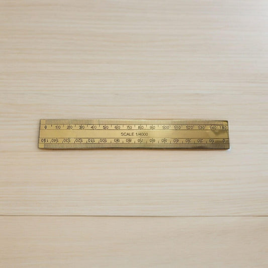 Brass scale Ruler | Pure Brass | Indian Ancient Measurement Tools (2785)