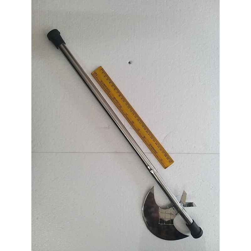 Stainless Steel Full Length Lord Parshuram Axe Vajra For Tree Cutting And Multipurpose (3119)