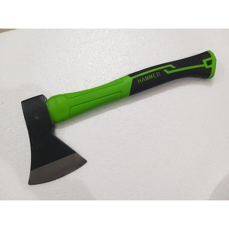 Green Black Axe Kulhadi For Gardening Camping And Multiple Use (3411)