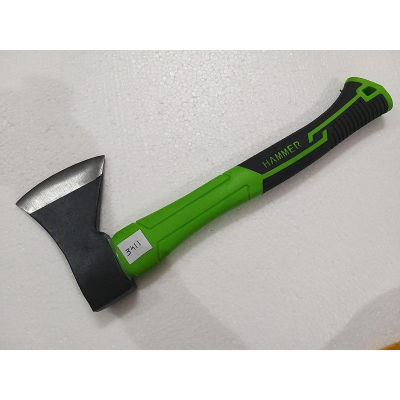 Green Black Axe Kulhadi For Gardening Camping And Multiple Use (3411)