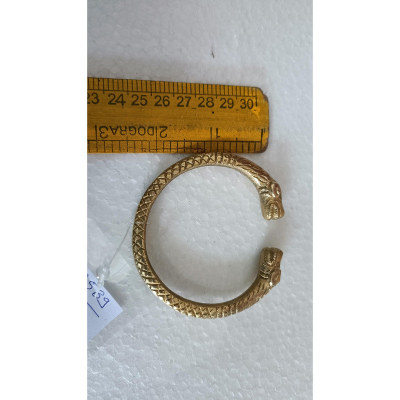Gold Plated Brass Bangle Cuff Kada for Men (3589)