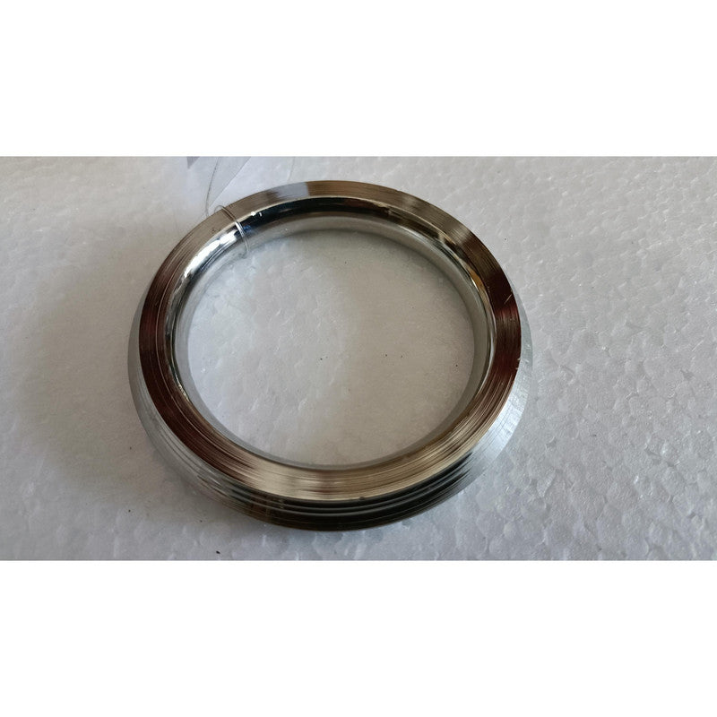 Silver Plated Steel Bangle Cuff Kada for Men (3598)