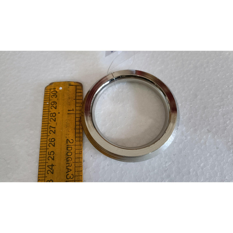 Silver Plated Steel Bangle Cuff Kada for Men (3598)