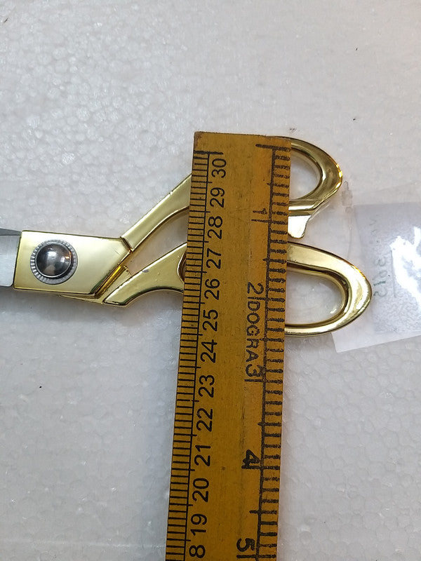 Heavy Duty Hard Funner Steel Scissors with Brass Handle (3615)