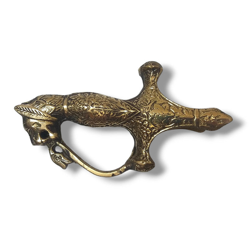 Princely State Maharaja Style Brass Sword Handle (3617)