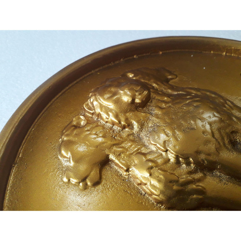 Indian National Emblem Wall Plaque - 11 Inches (3780)