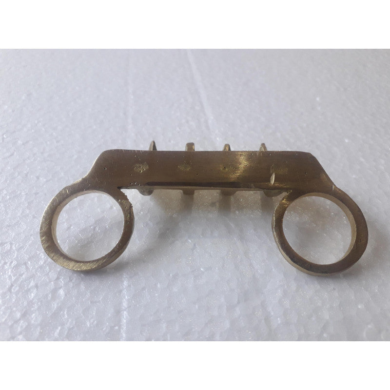 Brass Bagh Nakh Vagh Nakh Maratha India Hand Forged Handmade (3799)
