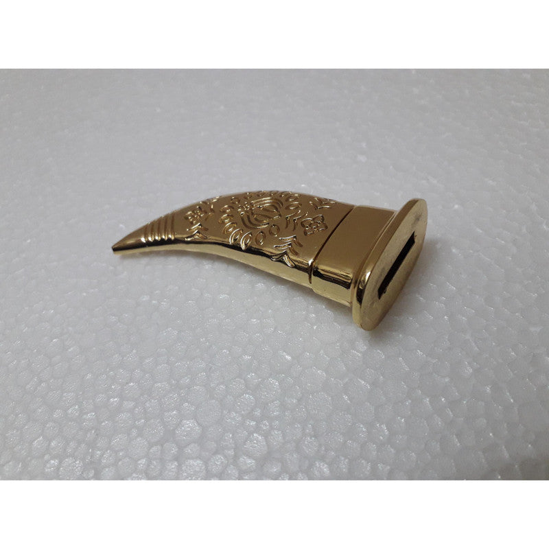 Stainless Steel Sikh Siri Sahib Taksali Singh Gold Plated (406)