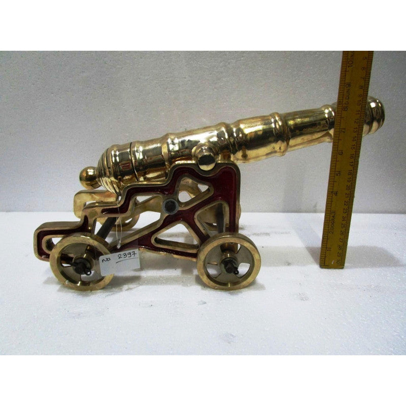 VINTAGE style CANNON with STAND – BRASS – Best Collection (5370)