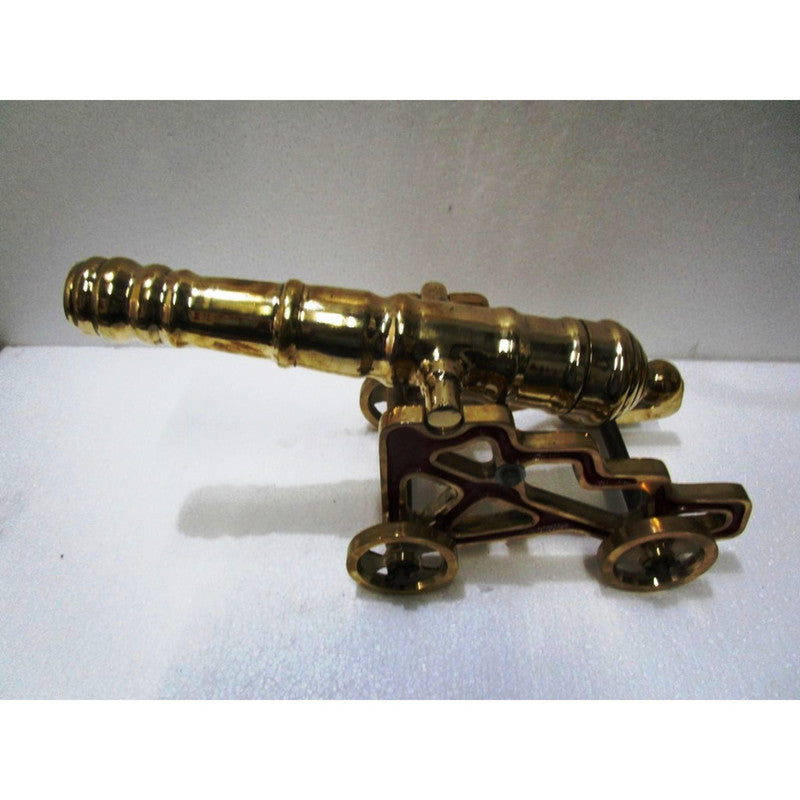 VINTAGE style CANNON with STAND – BRASS – Best Collection (5370)