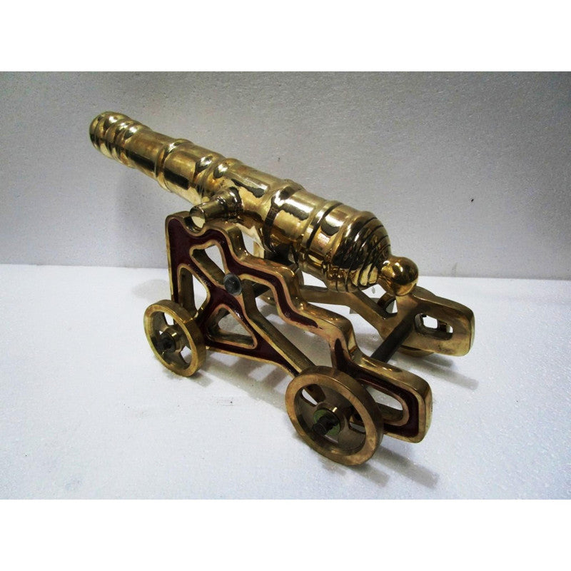 VINTAGE style CANNON with STAND – BRASS – Best Collection (5370)