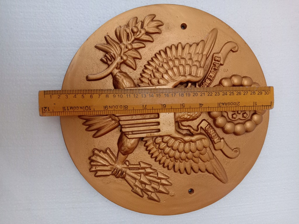 LARGE - US Army Plaque | 3D | 12 Inches| United State Coat of Arms | RARE (5385)