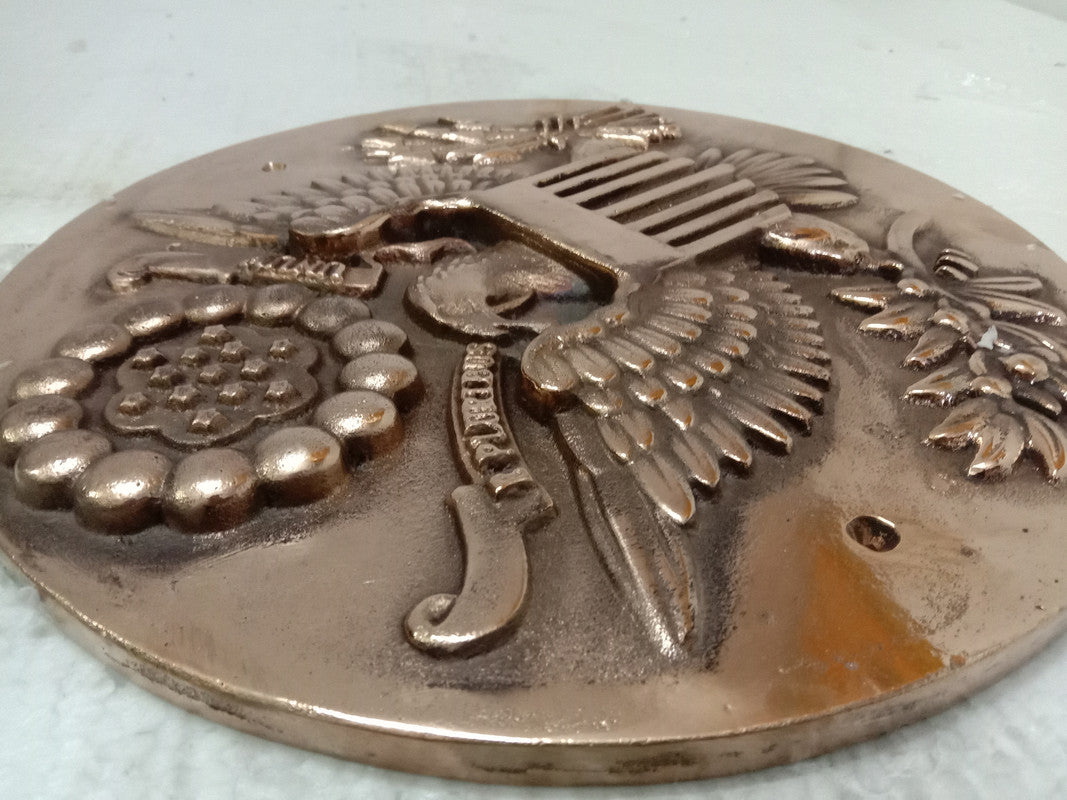 LARGE - US Army Plaque | 3D | 12" | Brass | United State Coat of Arms (5387)