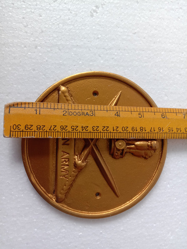 INDIAN ARMY Wall Plauque - Solid Casting - 6 Inches (5390)