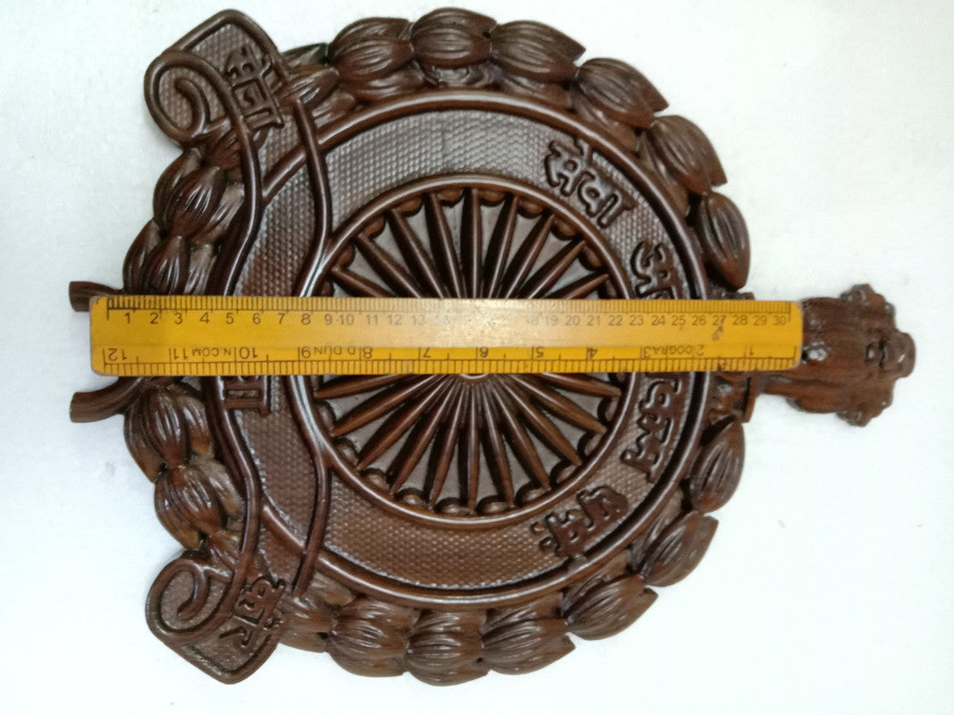 INDIAN ARMY SERVICE CORPS Crests Wooden Plaque Badge - 12 Inches - 3D Engraving - SENA SEVA CORE (5401)