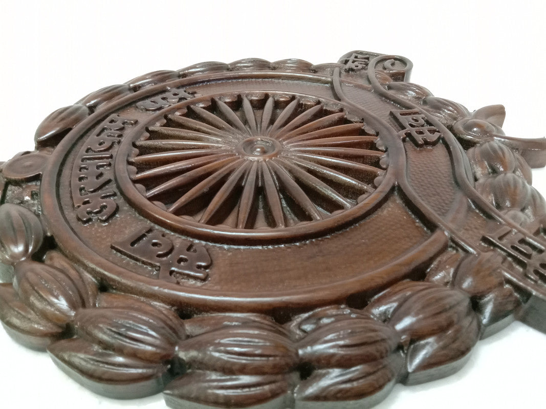 INDIAN ARMY SERVICE CORPS Crests Wooden Plaque Badge - 12 Inches - 3D Engraving - SENA SEVA CORE (5401)