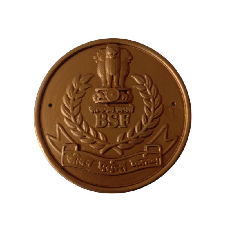 Border Security Force BSF Wall Plauque - Solid Casting - 12 Inches (5409)