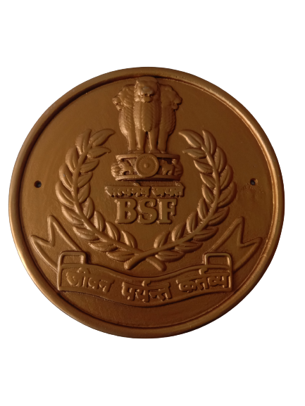 Border Security Force BSF Wall Plauque - Solid Casting - 12 Inches (5409)