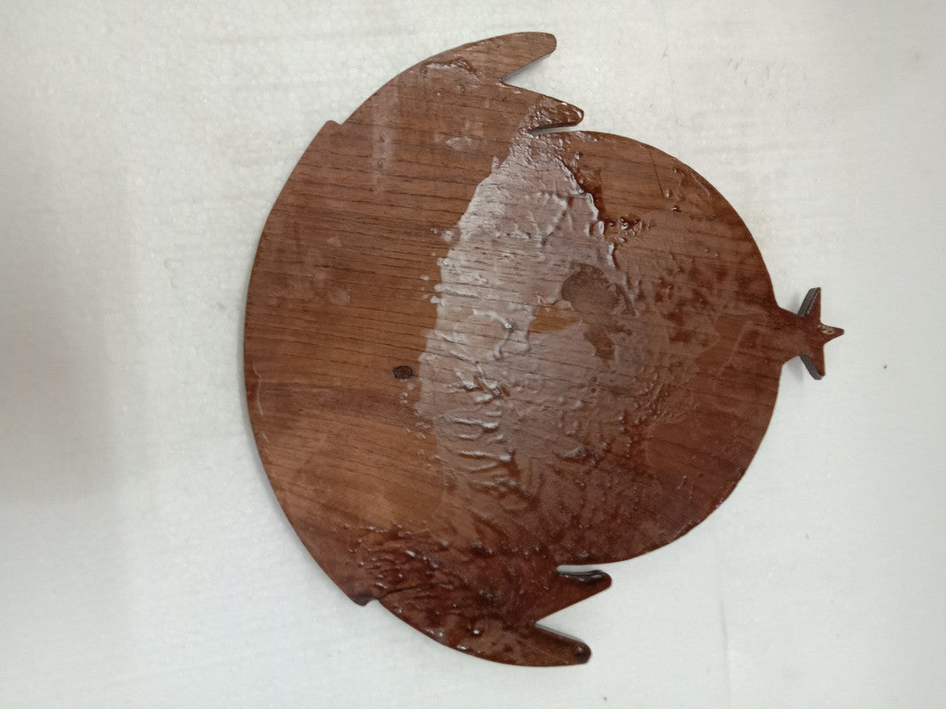 Indian GST & CUSTOMS Wooden Wall Plaque - 12 Inches - 3D Engraving - Advocate Tax Consultant (5419)