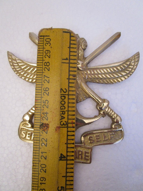 SERVICES BEFORE SELF Indian Police Military Navy Air Force CAST Safe Plaque Plate Crests Badge (661)