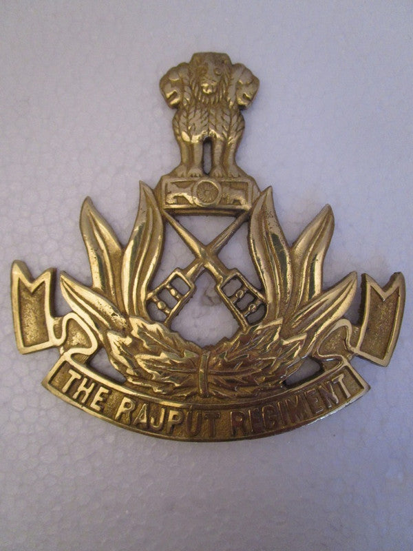 THE RAJPUT REGIMENT Indian Police Military Navy Air Force CAST Safe Plaque Plate Crests Badge (668)