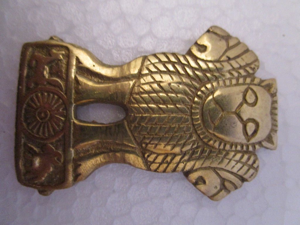 SATYAMEV JAYETE Indian Police Military Navy Air Force CAST Safe Plaque Plate Crests Badge (670)