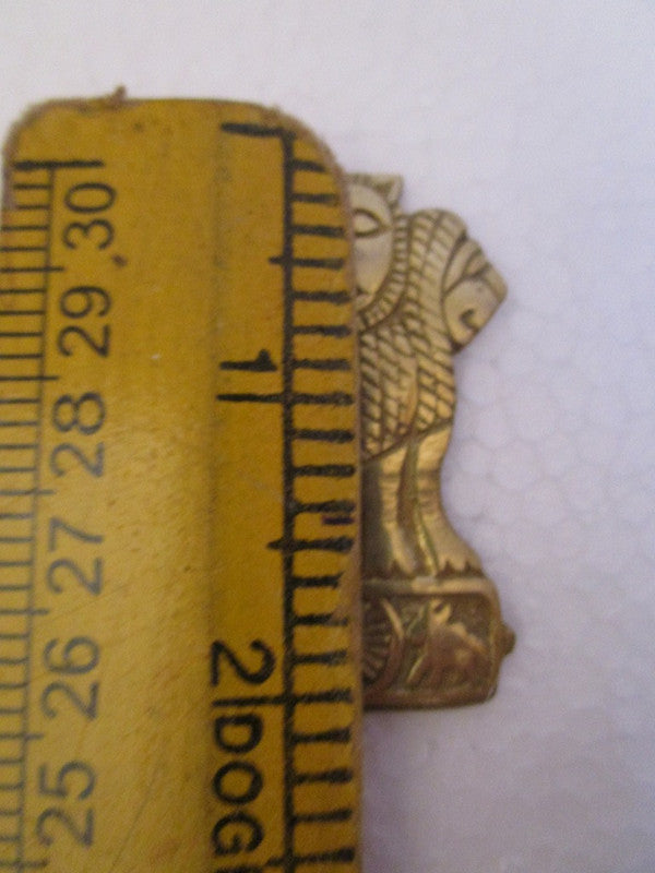 SATYAMEV JAYETE Indian Police Military Navy Air Force CAST Safe Plaque Plate Crests Badge (670)