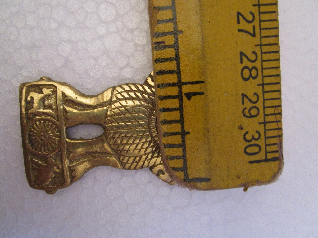 SATYAMEV JAYETE Indian Police Military Navy Air Force CAST Safe Plaque Plate Crests Badge (670)